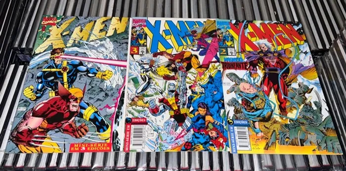 X men minissérie em 3 edições completa editora abril 1995
