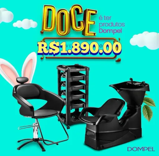 Kit salão dompel móveis novos