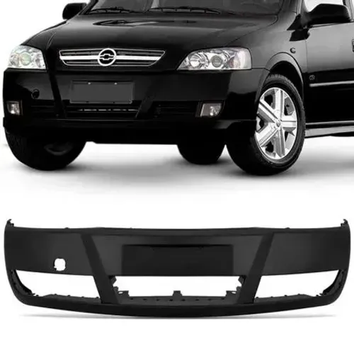 Parachoque Chevrolet Astra 2003 à 2011 - Dianteiro Preto Liso - DTS