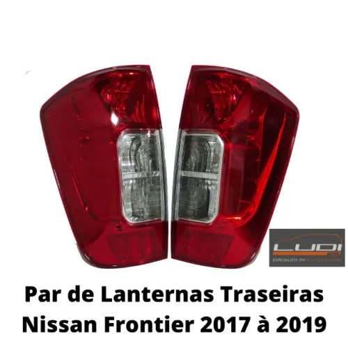 Par de Lanternas Traseiras Nissan Frontier 2017 à 2019
