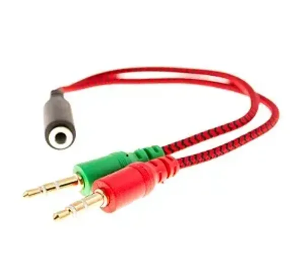 Cabo adaptador 2 P2 X P3 para fones E headset knup - KP-FPP01