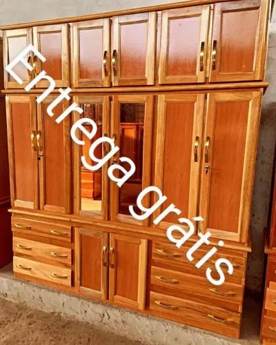 Guarda roupa casal 14 portas 6 gavetas - novo