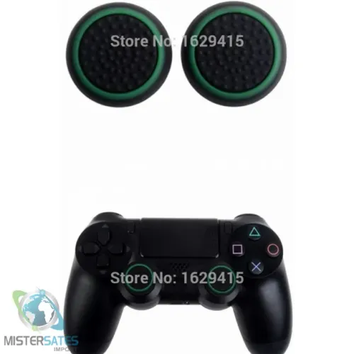 Protetor De Analógico Borracha Grips Ps4 Xboxone 2 Unidades Verde - COD 416