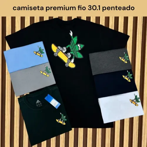 fornecedor de camisetas surf premium Camiseta Masculina em Atacado para Revender