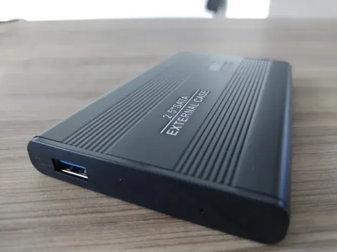 Case 2,5" HDD, USB 3.0 - preto