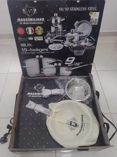 Panelas Massimiliano aço inox indução