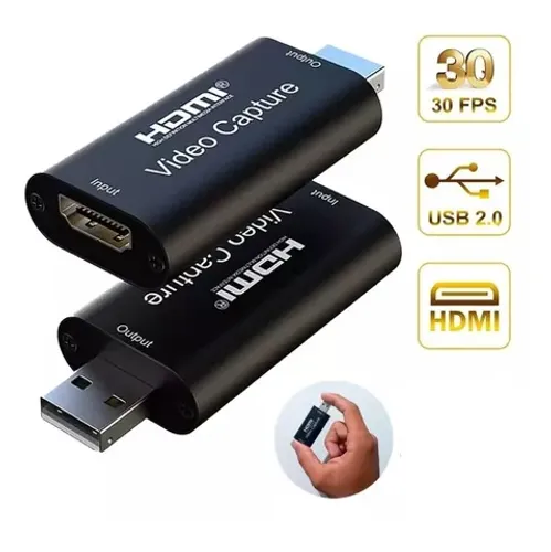  Placa De Captura Hdmi Usb Áudio E Vídeo 4k 1080p