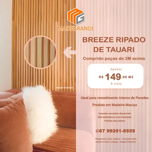 Ripado de Madeira Maciça