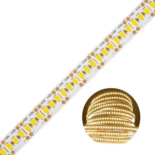 Fita Led 3000k Para Perfil Rolo 5mt 240led/mt 24w/mt