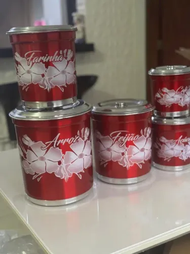Kit mantimentos alumínio na promoção 