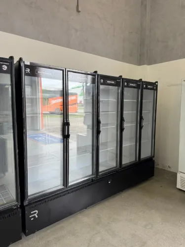 Expositor refrigerado 5 portas refrimate frios e laticinios (alef)