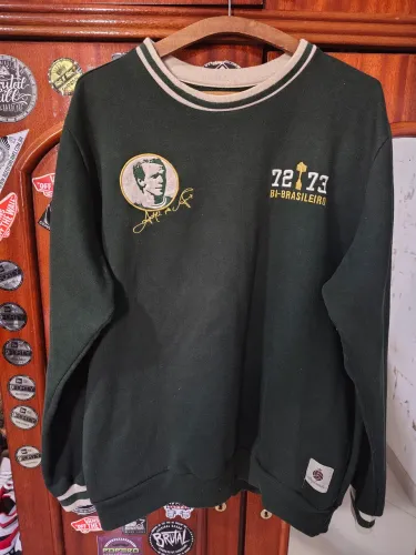 Moletom Verde Retrô Futebol - 72/73 Bi-Brasileiro