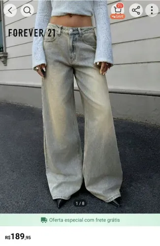 Calça Jeans Forever 21 NOVA