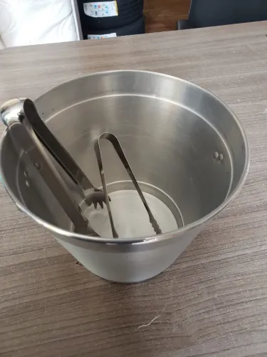 BALDE PARA GELO DE BARRA ALUMINIO 35,00