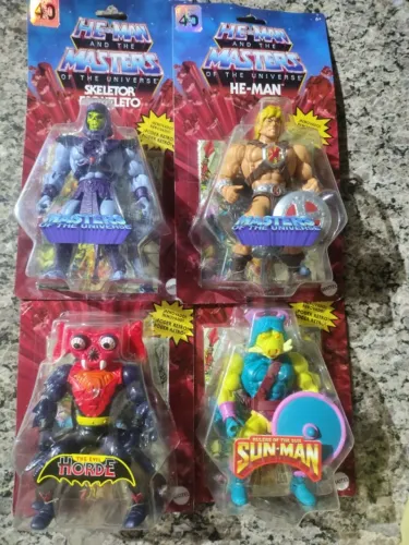 Boneco He man origens wave 9(lote 4 figuras)