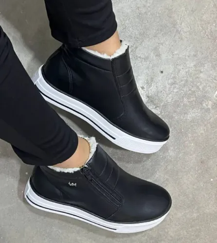 Botinha Forrada - Conforto e Estilo para Arrasar no Inverno