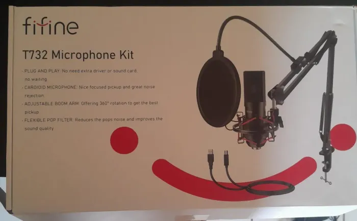 Microfone Fifine T732 Kit - Plug and Play