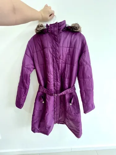 Sobretudo Puffer Roxo/Lilás