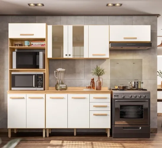 Conjunto de Armários de Cozinha Entrega e montagem grátis para Anápolis 