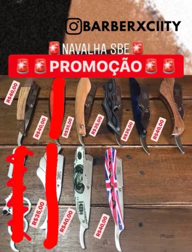 Navalha de Barbear SBE - Promoção