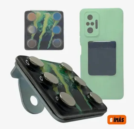 Suporte de Celular Magnético p/ Moto com 6 Imãs SUP-7434
