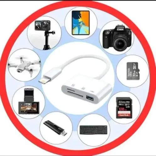 Leitor cartão de memória PRODuo câmera cyber shot sd tf usb para iphone e ipad