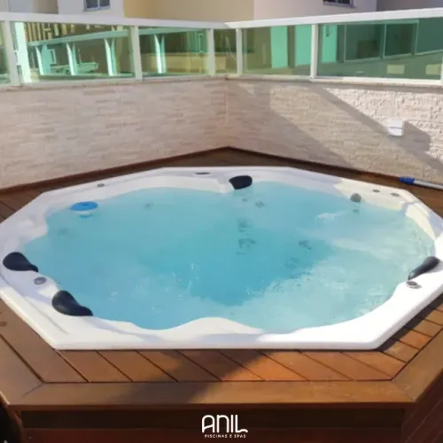 Spa ofuro 7 pessoas lugares de fibra 