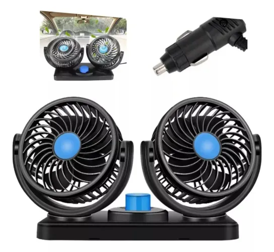 Ventilador Portátil Automotivo Carro Caminhão 12v Potente