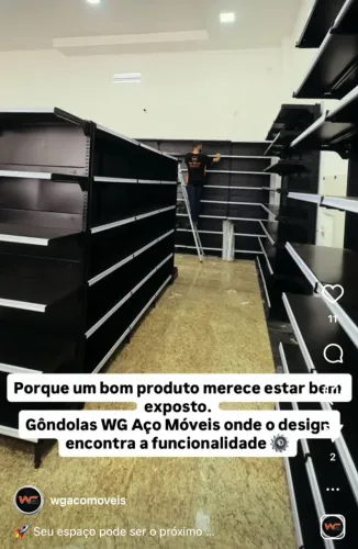 Expositores, Prateleiras e Gôndolas em Aço