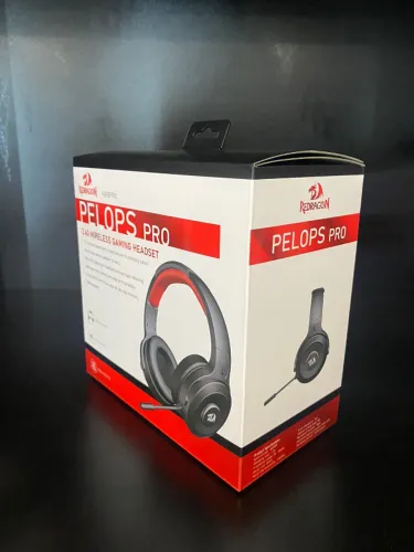 Redragon Pelops Pro H818PRO ~Liberdade sem fios, som imersivo e conforto total!