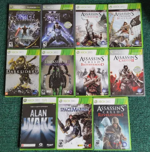 Combo c/ 11 Jogos Originais p/ Xbox360.
