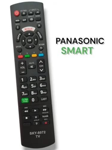 Controle Remoto Panasonic Smart TV SKY-8072