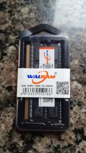 MEMÓRIA RAM DDR3 4 GB FREQUÊNCIA 1600 PRA NOTEBOOK