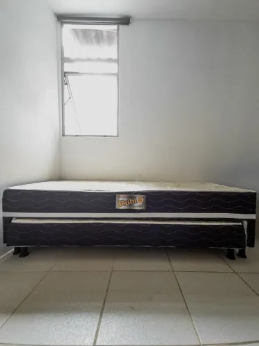 Cama Box Conjugada Solteirão Reconflex c/ auxiliar - Usada