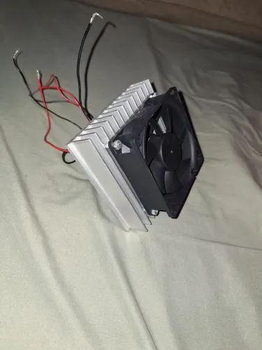 Dissipador Térmoelétrico + Cooler Duplo + Peltier 12v