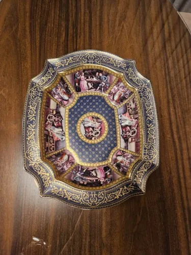 Centro em porcelana estilo Limoges