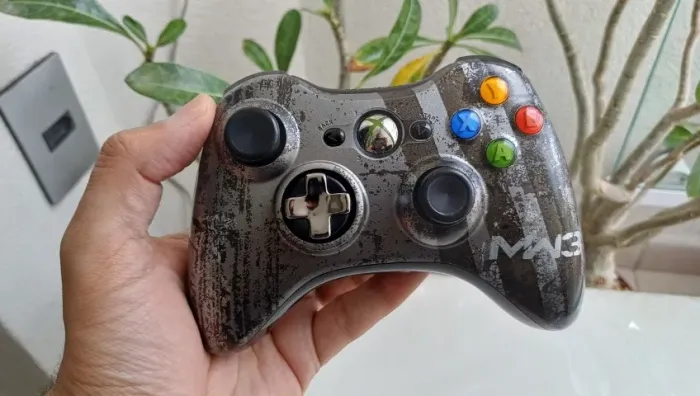 Controle Wireless Official Edição Mw3 Xbox 360 Impecável