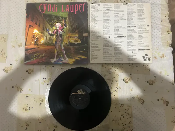 Lp Vinil Cyndi Lauper Night Remember