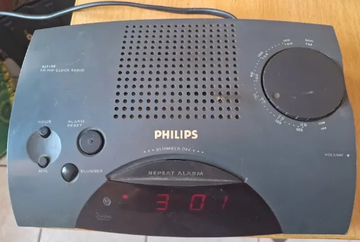 Rádio Relógio Philips