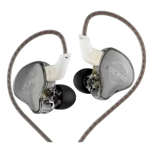 KZ EDC PRO HIFI Melhor Fone de Ouvido In-ear com Cabo Destacável e Grandes Drivers