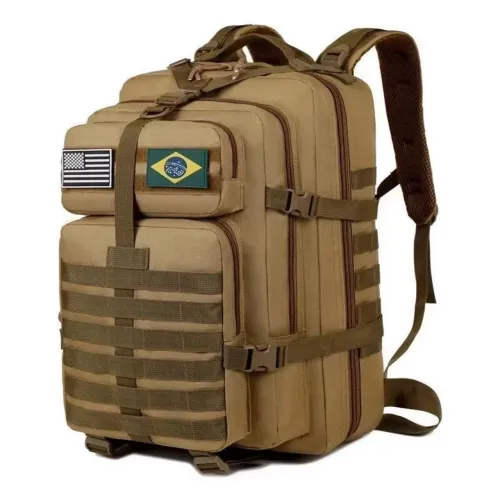 Mochila Tática Militar com Bandeiras