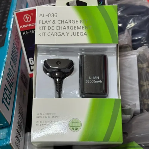 Bateria para controle de Xbox 360 kit com carregador