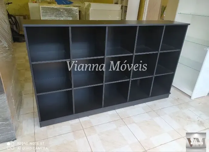 Colmeia Horizontal MDF Preto