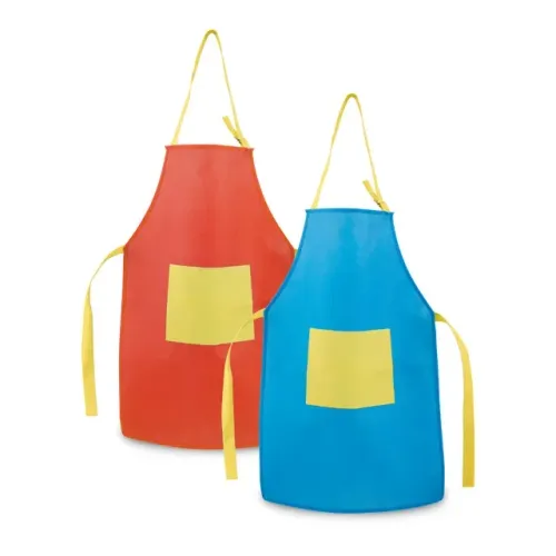 Liquidação: Lote com 61 Avental Infantil em Non-Woven NOVO Ideal para Brindes ou Revenda