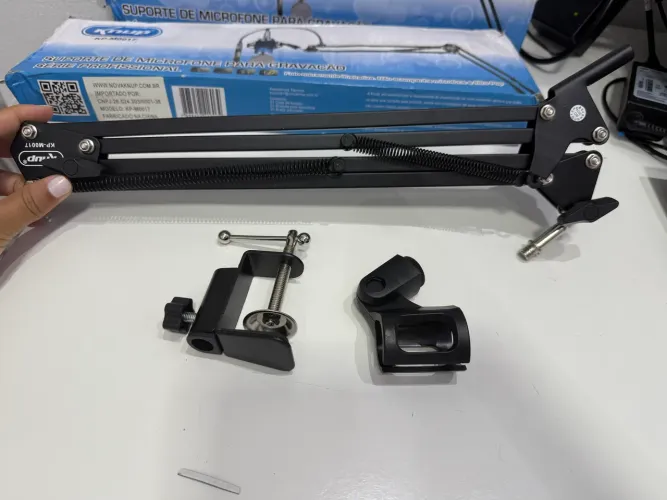 Suporte Articulado Para Microfone Knup Kp-m0017