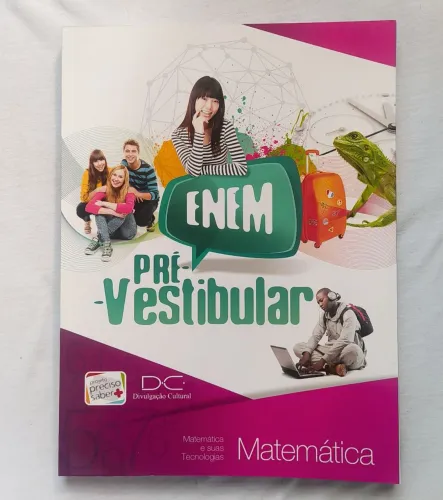 São DOIS LIVROS ENEM Pré-Vestibular - Livros Matemática e Física - SÃO DOIS LIVROS.
