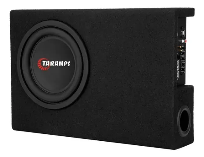 Caixa Ativa Slim Taramps Som T400 Sw-as Subwoofer 8 Pol 400w