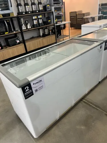 Freezer 503L industrial horizontal - FRICON 2 anos de garantia - novo