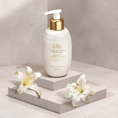 Lily Creme de Banho Acetinado 250ml O Boticário
