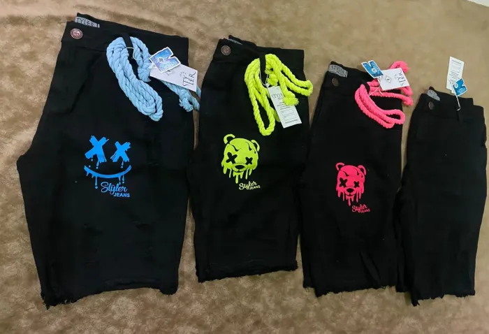 Shorts Jeans Estilosos - Várias Cores e Modelos!